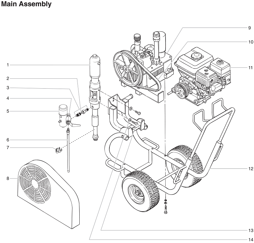 PowrTwin 12000XLT DI Main Assembly PowrTwin 12000XLT DI Main Assembly
